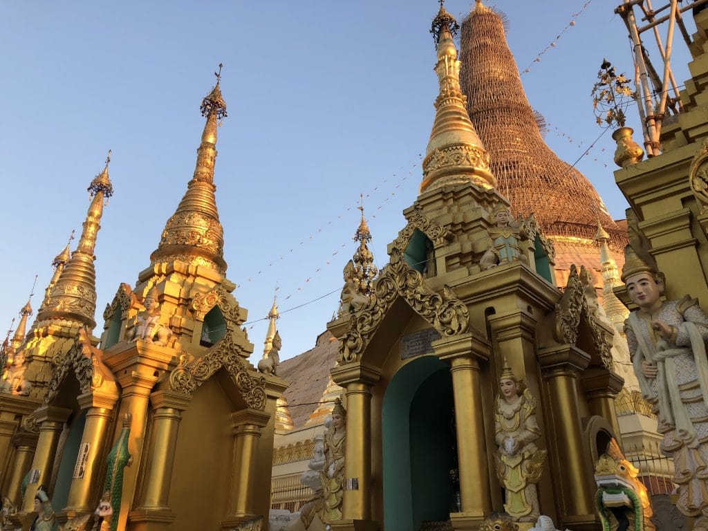 Shwedagon Paya pagode di Yangon