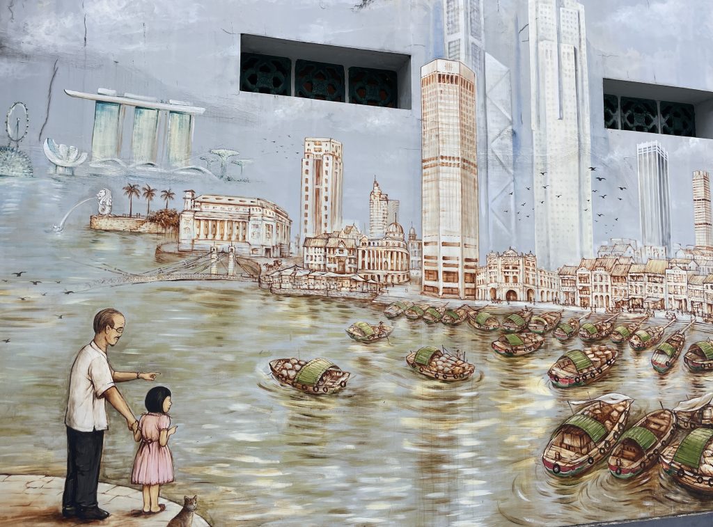 Murales Thian Hock Keng temple Singapore