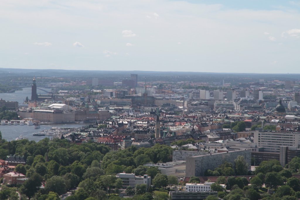 vista dalla Kaknästornet Stoccolma